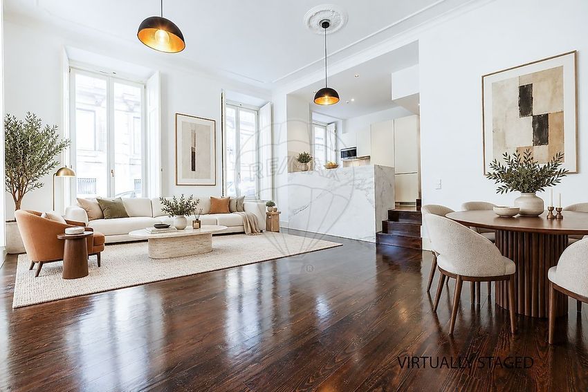 Imagem Sala de estar de apartamento t2 em Rua da Emenda