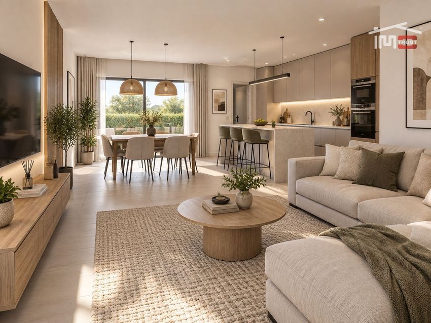 Imagem Sala de estar de apartamento t2 em Afonseiro
