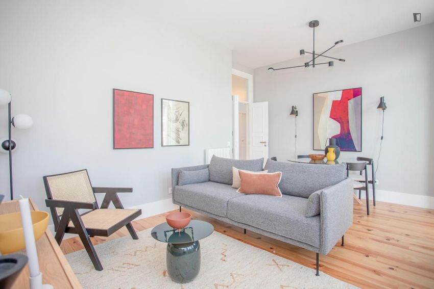 Imagem Sala de estar de apartamento t2 em Campo 24 de Agosto