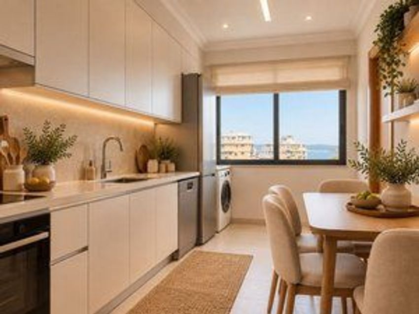 Imagem Sala de estar de apartamento t3 em Calçada das Lajes, 61
