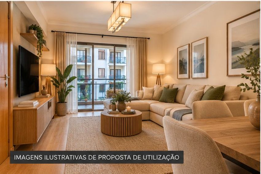 Зображення Вітальня, квартира t1, Rua Santa Quitéria