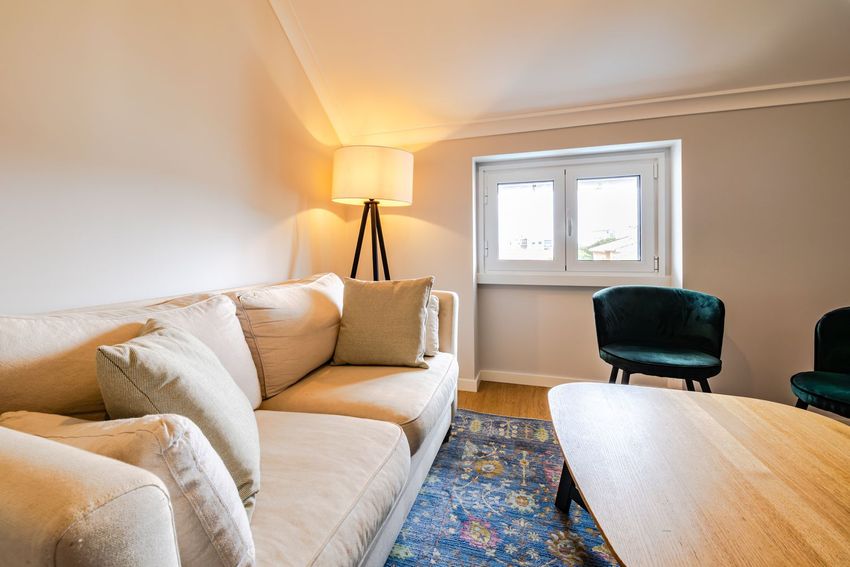 Imagem Sala de estar de apartamento t3 em Estrada Rebelva