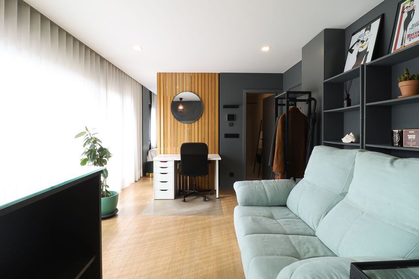 Imagem Sala de estar de apartamento t0 em Avenida João Crisóstomo, 26