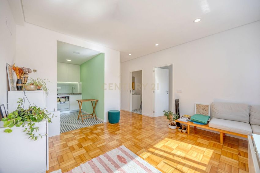 Imagem Sala de estar de apartamento t1 em Constituição