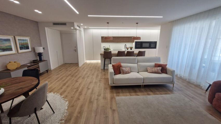 Imagem Sala de estar de apartamento t2 em Rua Eduardo Rodrigues, 5