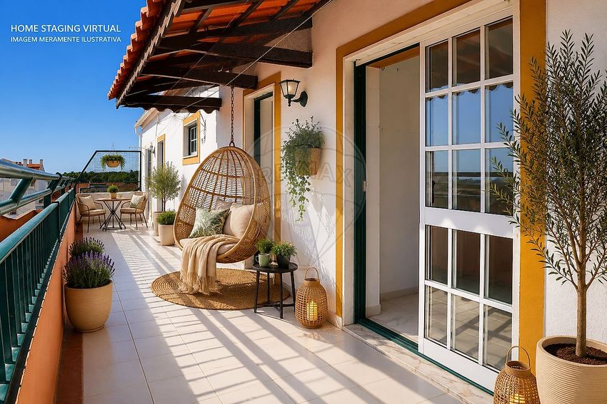 Imagem Terraço de apartamento t3 em Rua Dom Francisco de Almeida