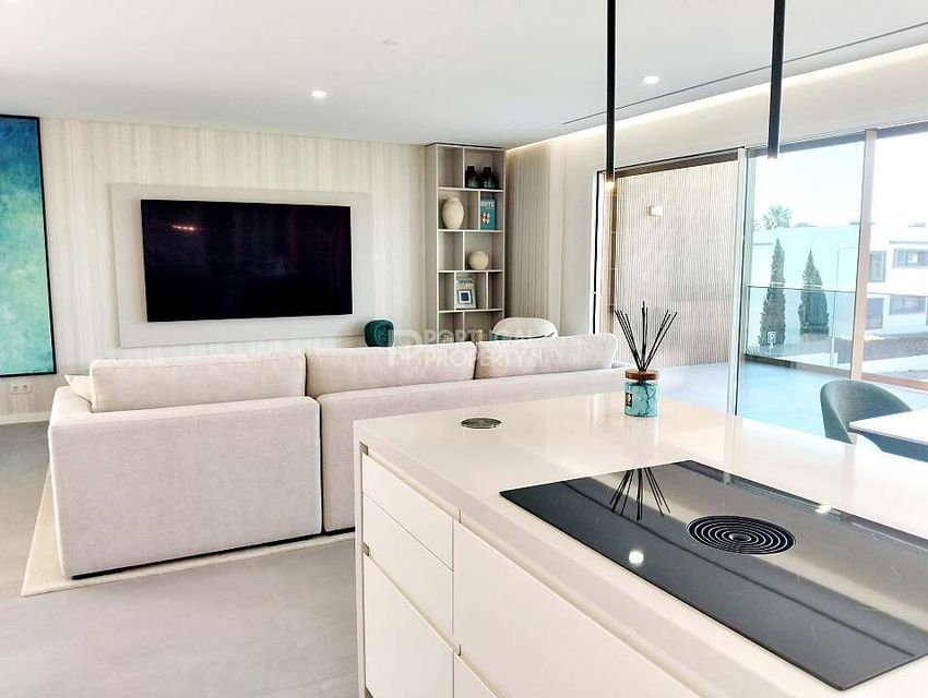 Imagem Sala de estar de apartamento t2 em Forte Novo - Abelheira