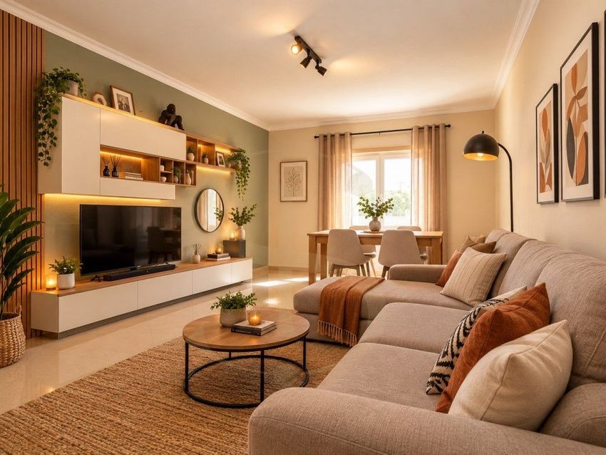 Imagem Sala de estar de apartamento t2 em Avenida Primeiro de Maio