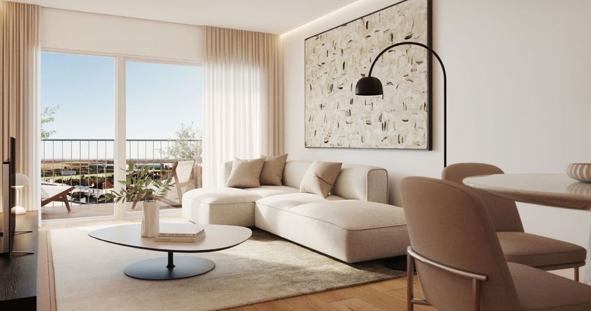 Imagem Sala de estar de apartamento t2 em Rua António da Conceição Diniz s/n