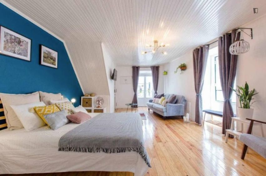 Imagem Quarto de apartamento t1 em Beco do Loureiro