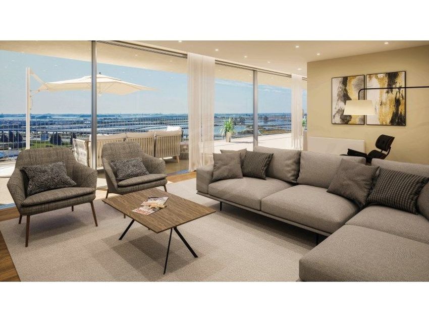 Imagem Sala de estar de apartamento t3 em Sá-Barrocas