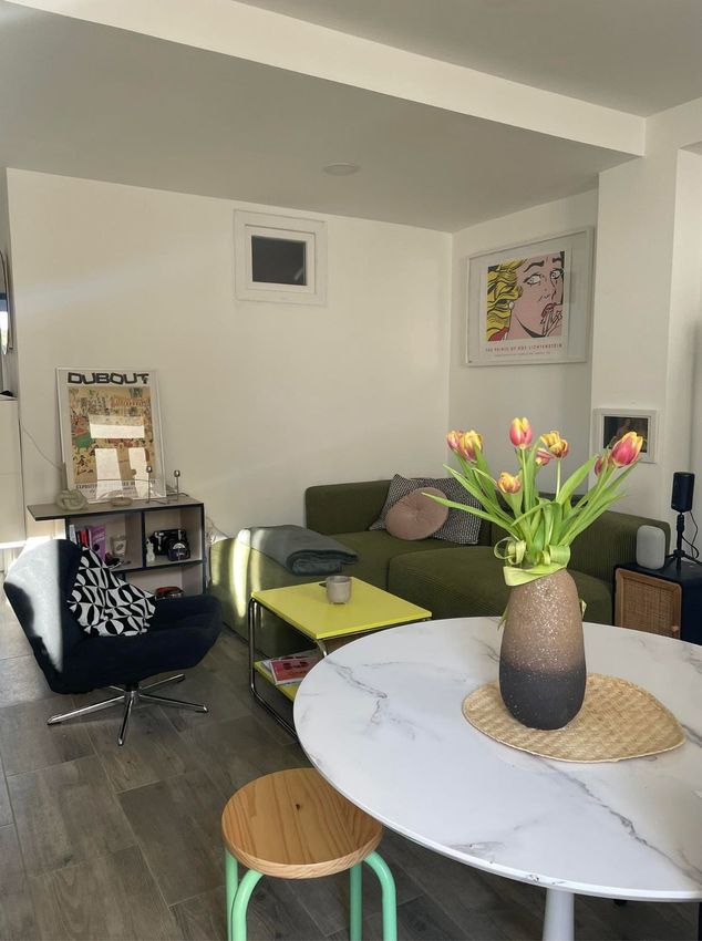 Imagem Sala de estar de apartamento t1 em Rua Maria Pia, 284