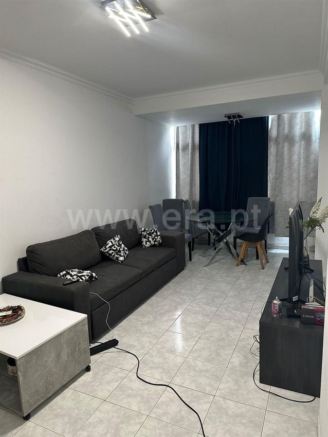 Imagem Sala de estar de apartamento t2 em Avenida João de Deus