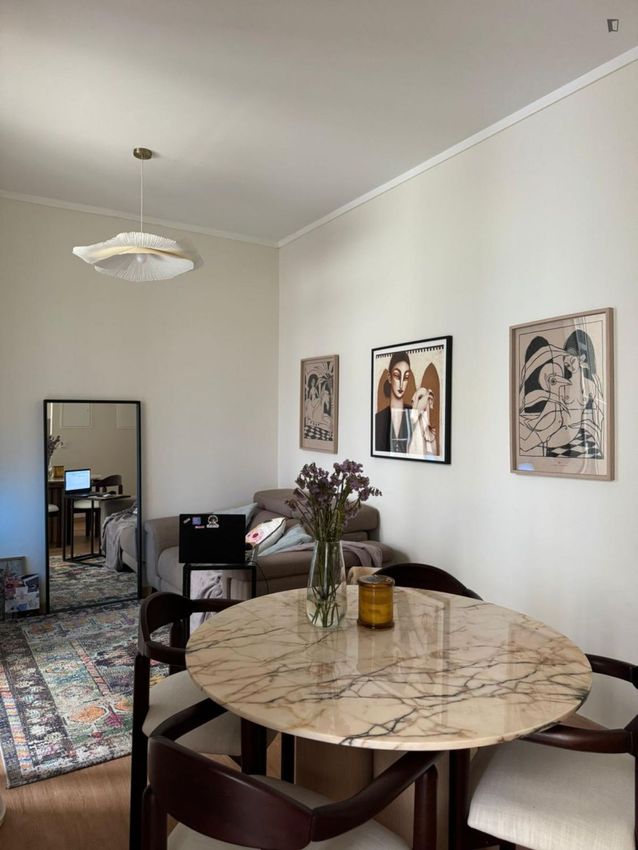 Imagem Sala de estar de apartamento t1 em Centro
