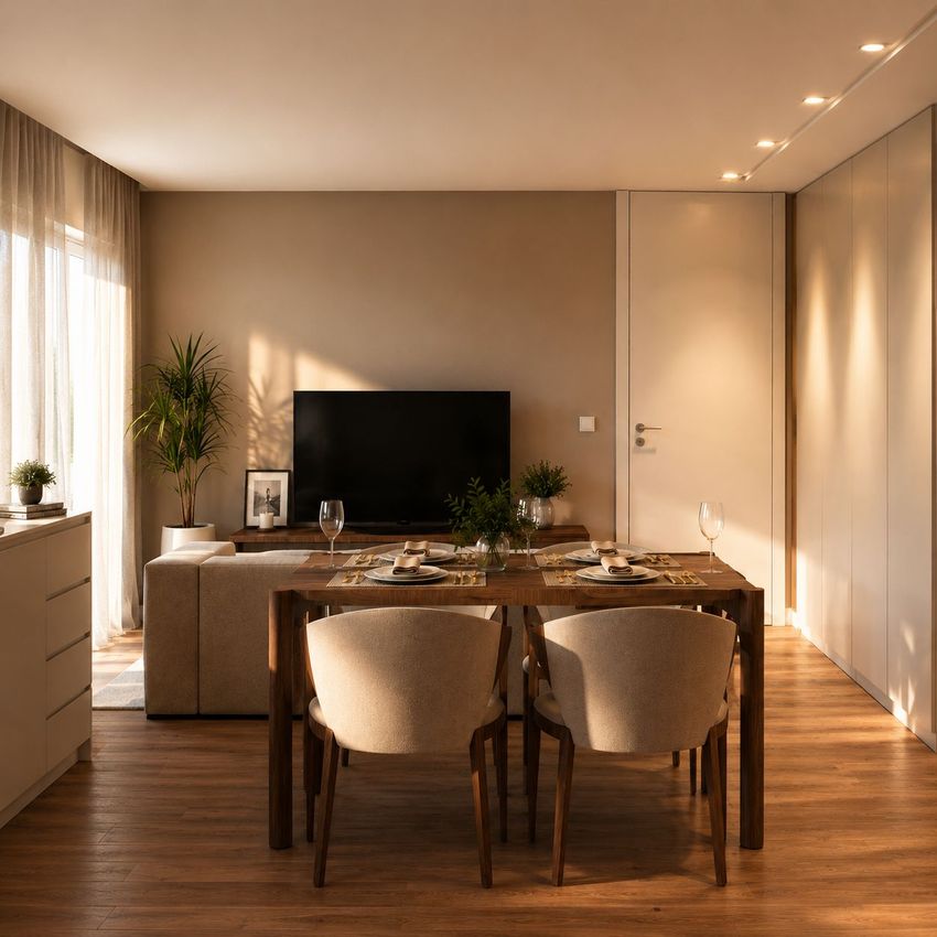 Imagem Sala de estar de apartamento t1 em Estrada Nacional N15 s/n