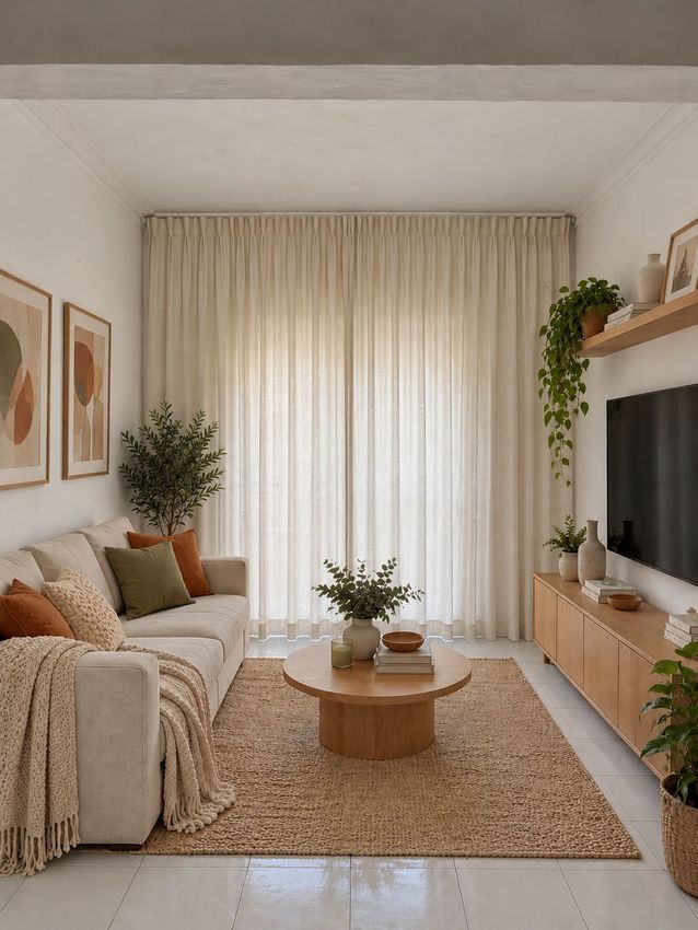 Imagem Sala de estar de apartamento t2 em Rua da Cordoaria