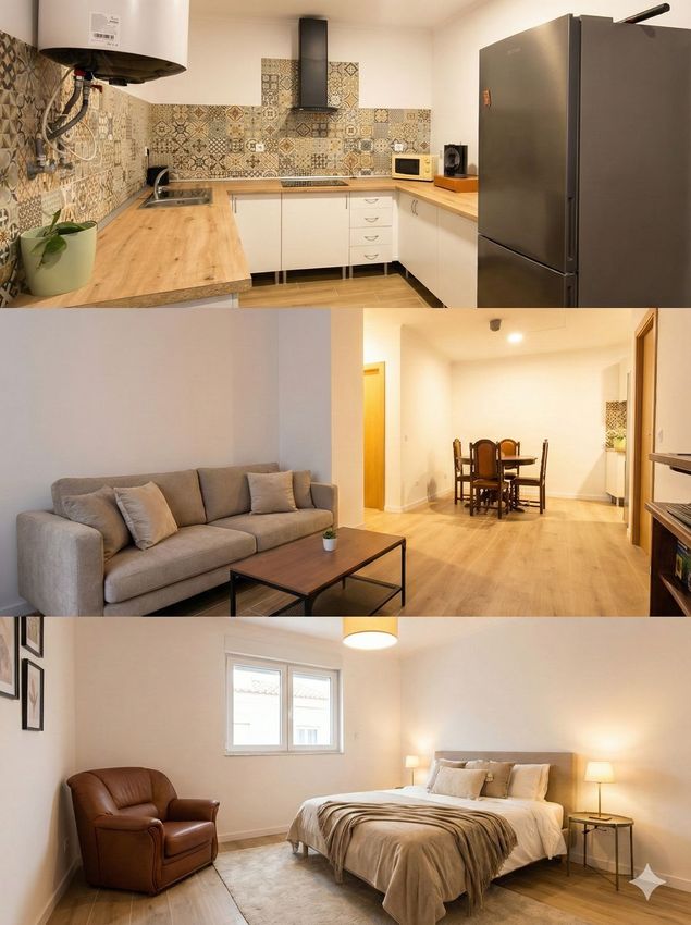 Imagem Sala de estar de apartamento t2 em Rua 25 de Abril, 4