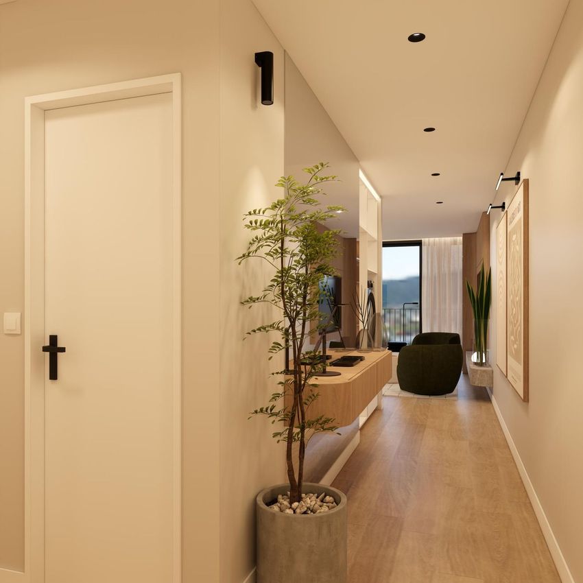 Imagem Corredor de apartamento t2 em Rua Sernande, 30