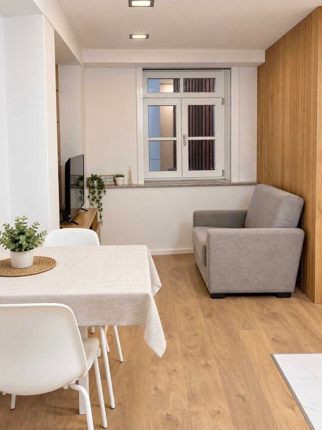 Imagem Sala de estar de apartamento t1 em Rua Cruz de Pedra, 93