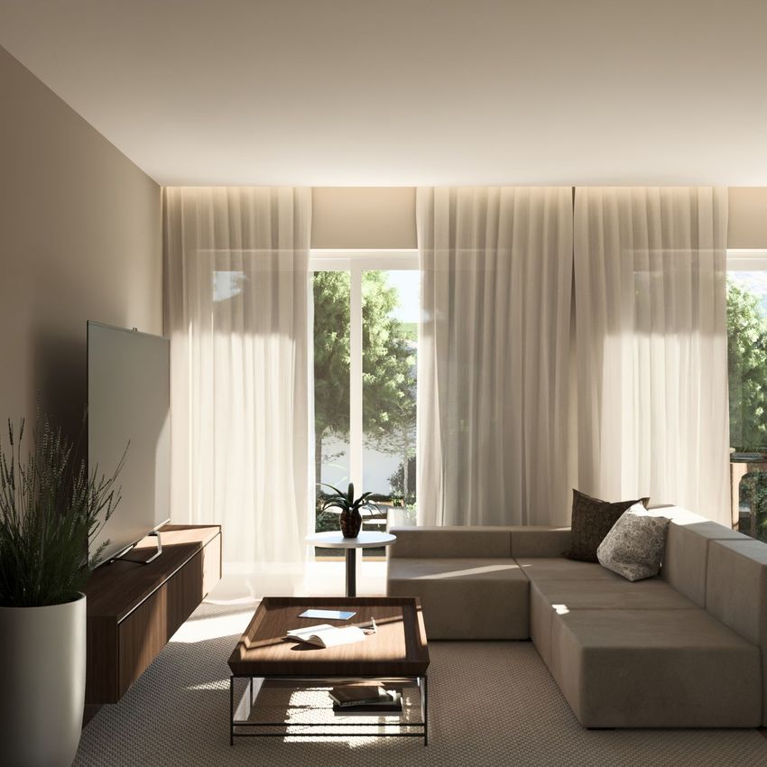 Imagem Sala de estar de apartamento t2 em Estrada Nacional N15 s/n