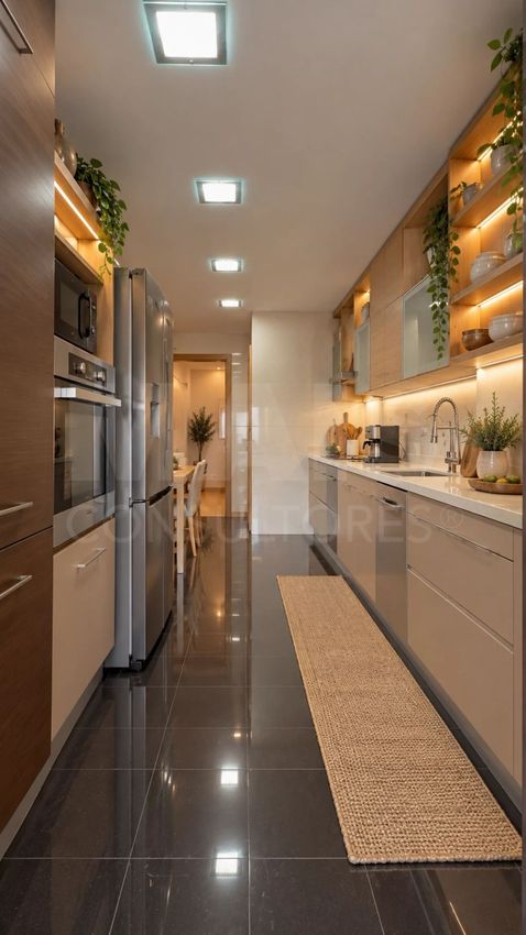 Imagem Cozinha de apartamento t3 em Rua Marechal António de Spínola