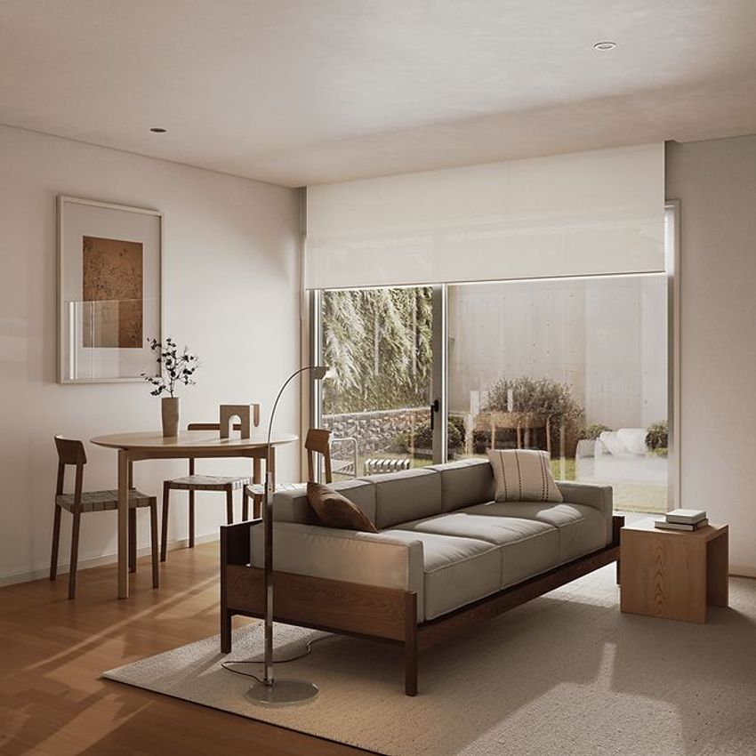 Imagem Sala de estar de apartamento t1 em Vila d'Este - Monte da Virgem