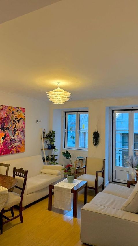 Imagem Sala de estar de quarto em Rua do Salitre, 50