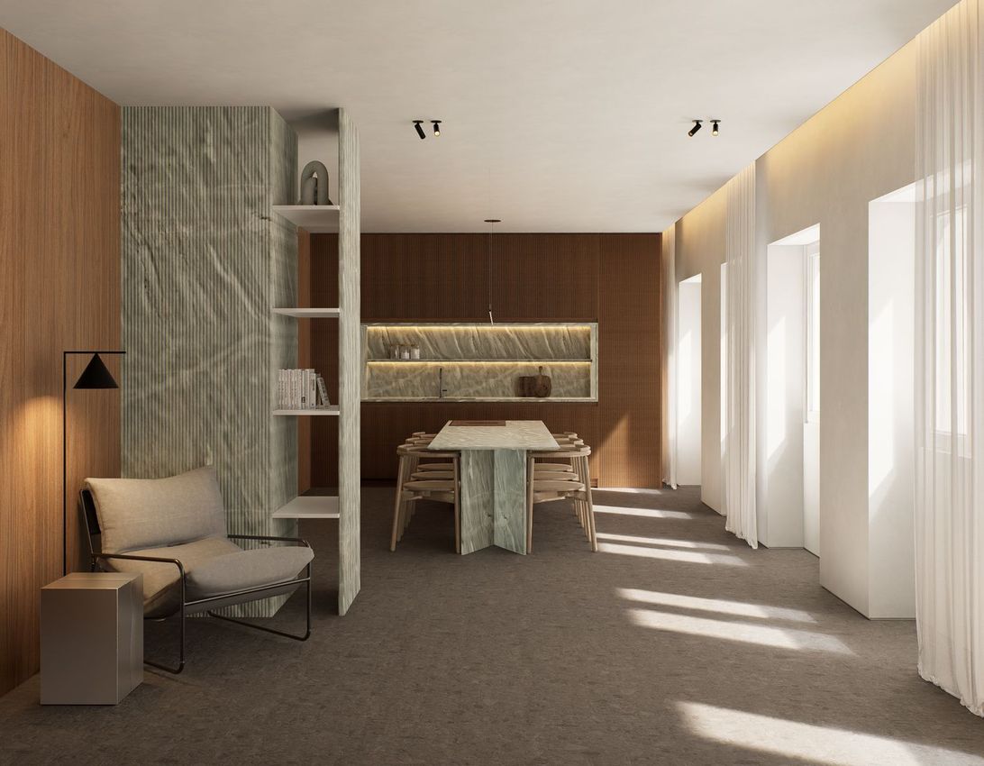 Imagem Sala de estar de duplex em Travessa Paulo Martins, 27