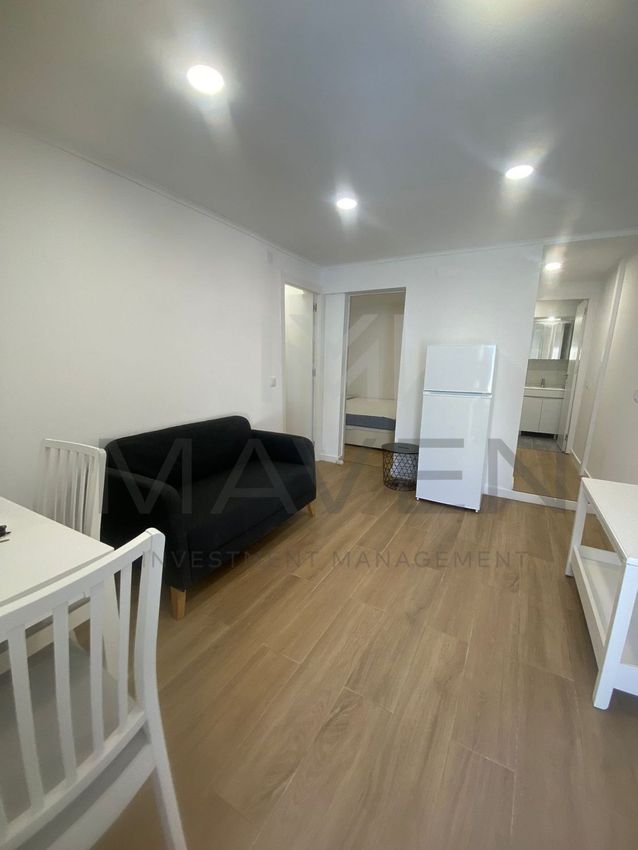 Imagem Sala de estar de apartamento t1 em Rua do Machado