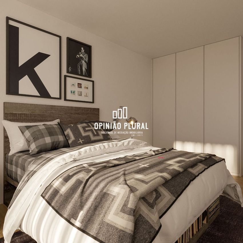 Imagem Quarto de apartamento t3 em Rua do Cerro, 459