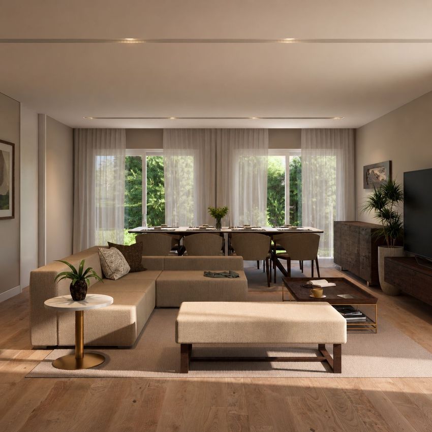 Imagem Sala de estar de apartamento t3 em Estrada Nacional N15 s/n