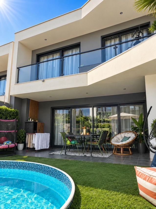 Imagem Piscina de  moradia em banda em Redondos