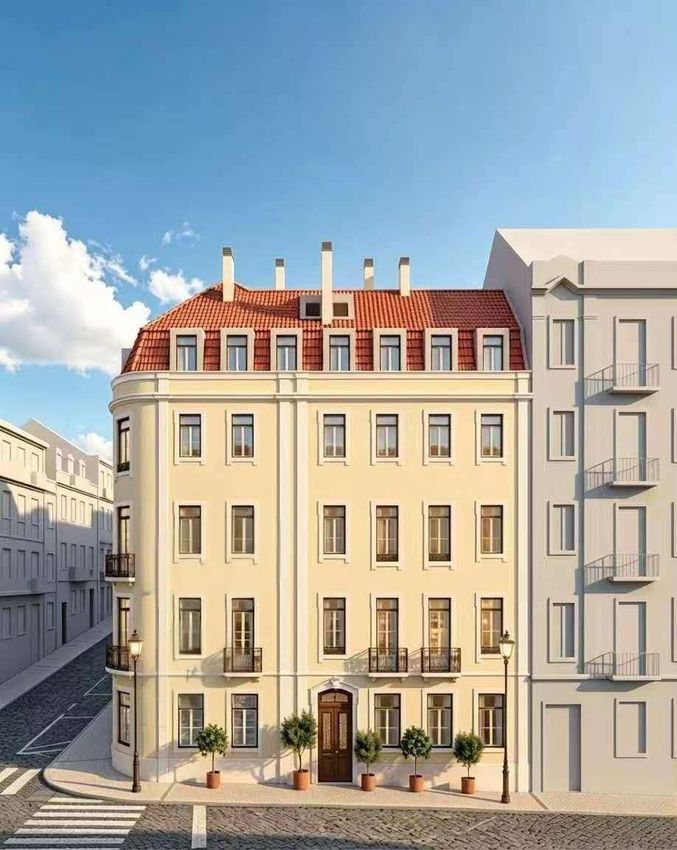 Зображення Фасад, квартира t2, Rua António Pedro 28, 30
