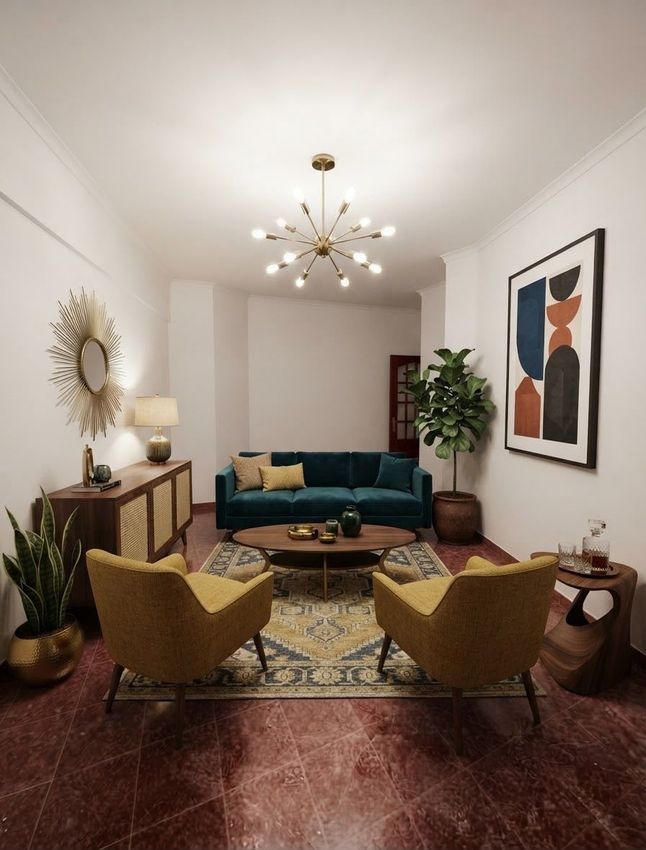 Imagem Sala de estar de apartamento t2 em Rua Doutor António Manuel Gamito, 2