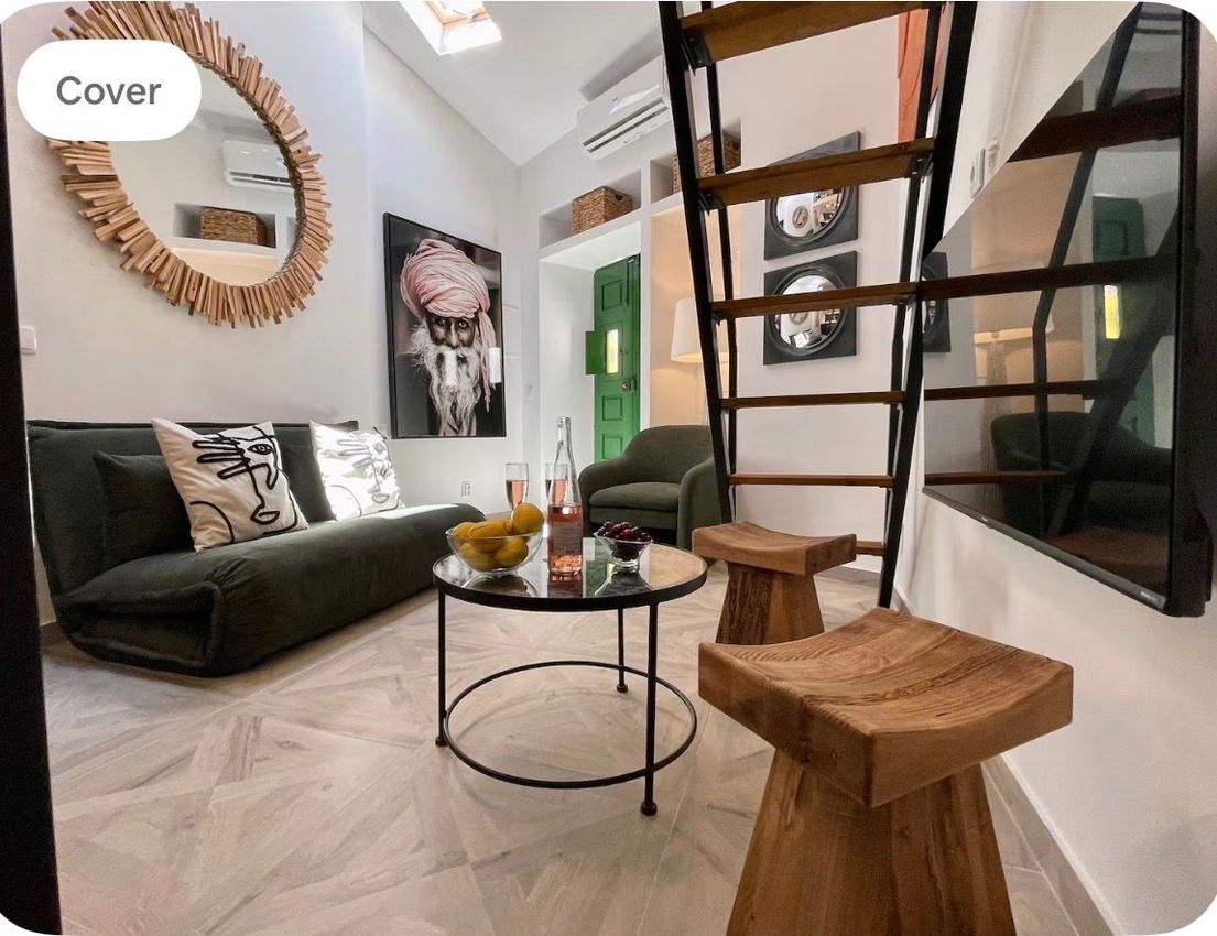 Imagem Sala de estar de  moradia em banda em Zona Ribeirinha