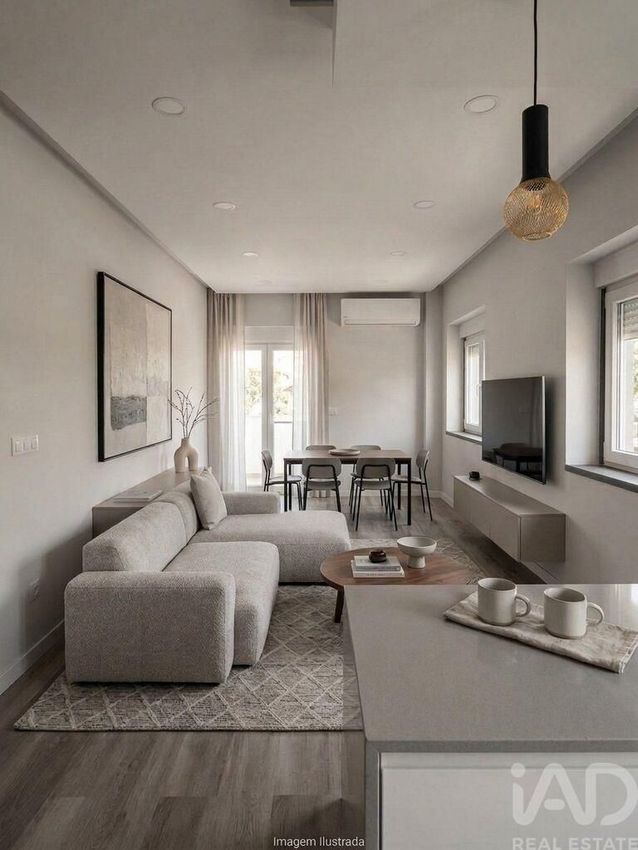 Imagem Sala de estar de apartamento t2 em Centro