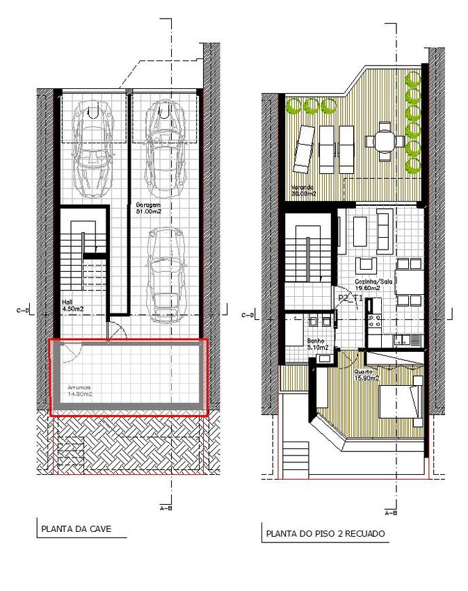 Зображення План, квартира t1, Rua Frei Custódio, 27 Lote