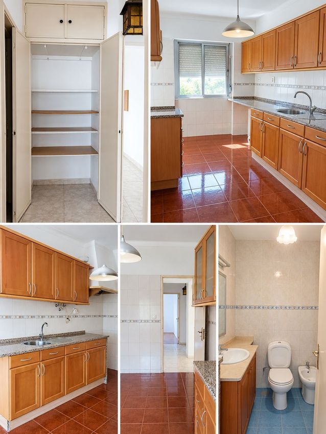 Imagem Cozinha de apartamento t2 em Rua Luís de Freitas Branco, 47 Lt