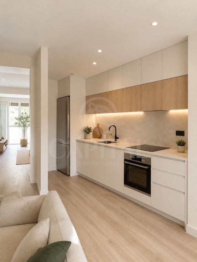 Imagem Cozinha de apartamento t3 em Rua Manuel Múrias, 16