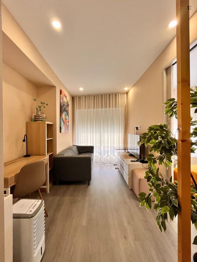 Imagem Sala de estar de apartamento t2 em Rua de Santa Catarina