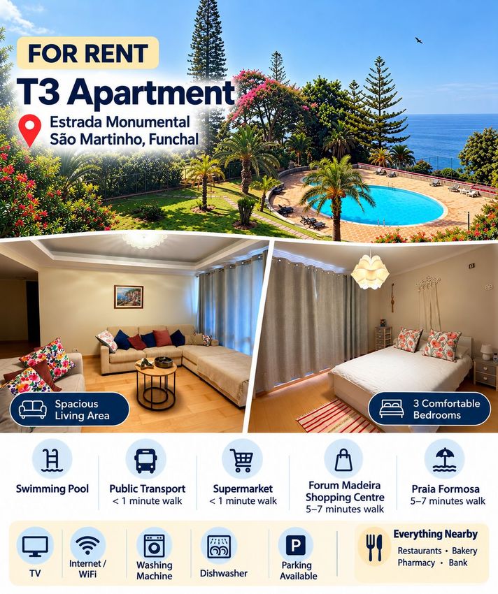 Imagem Detalhes de apartamento t3 em Estrada Monumental, 273