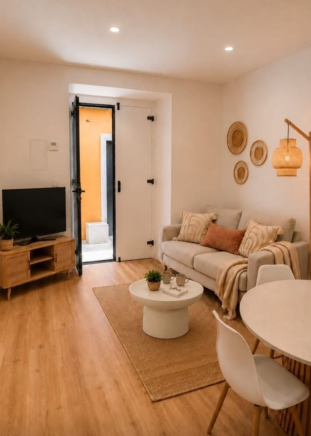 Imagem Sala de estar de apartamento t0 em Avenida Luísa Todi, 455