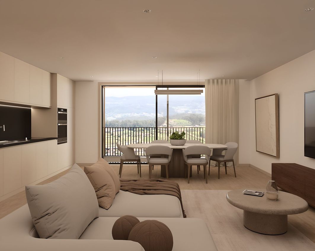 Imagem Sala de estar de apartamento t3 em Paredes
