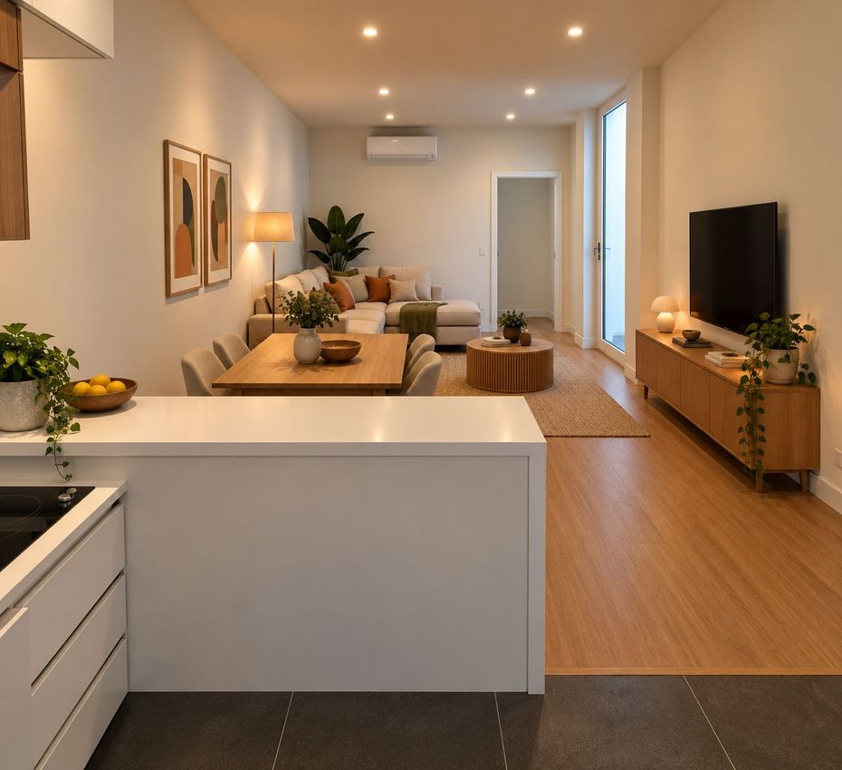 Imagem Sala de estar de apartamento t2 em Rua Antero de Quental, 38 /46