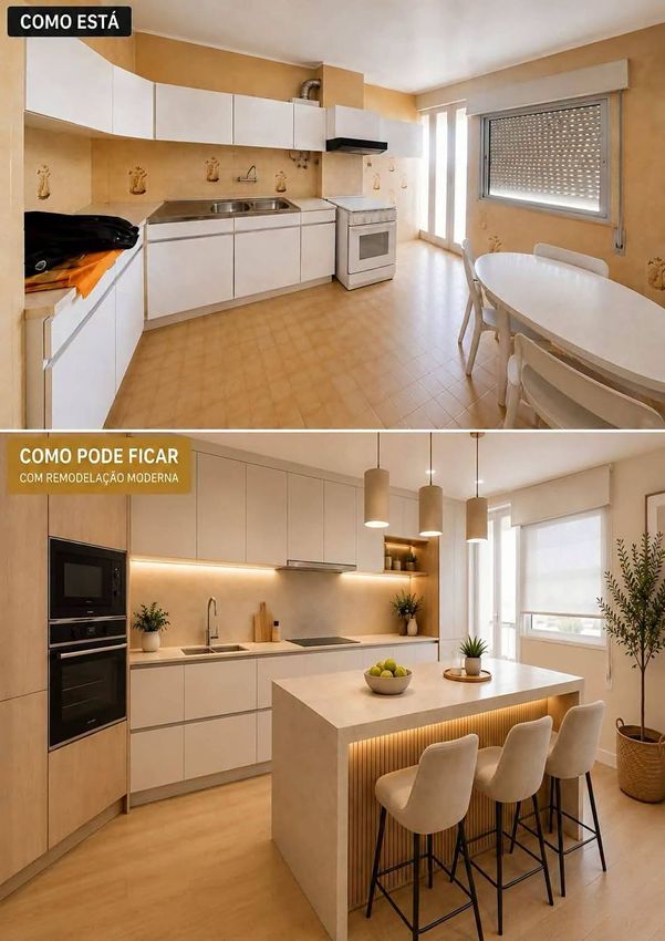 Зображення Кухня, квартира t4, Cidade de Santarém