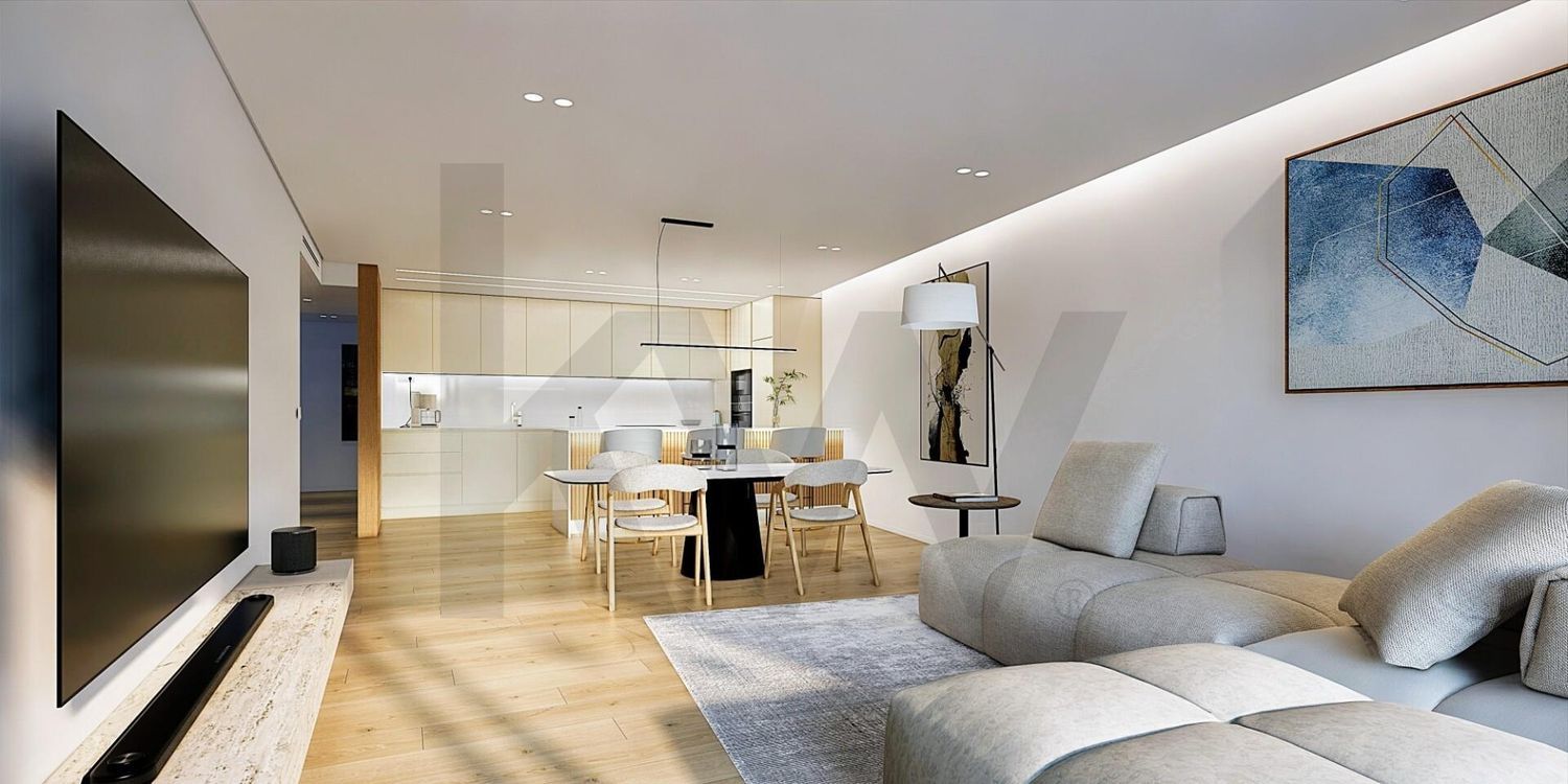 Imagem Sala de estar de apartamento t3 em Rua Manuel Francisco Soromenho, 1